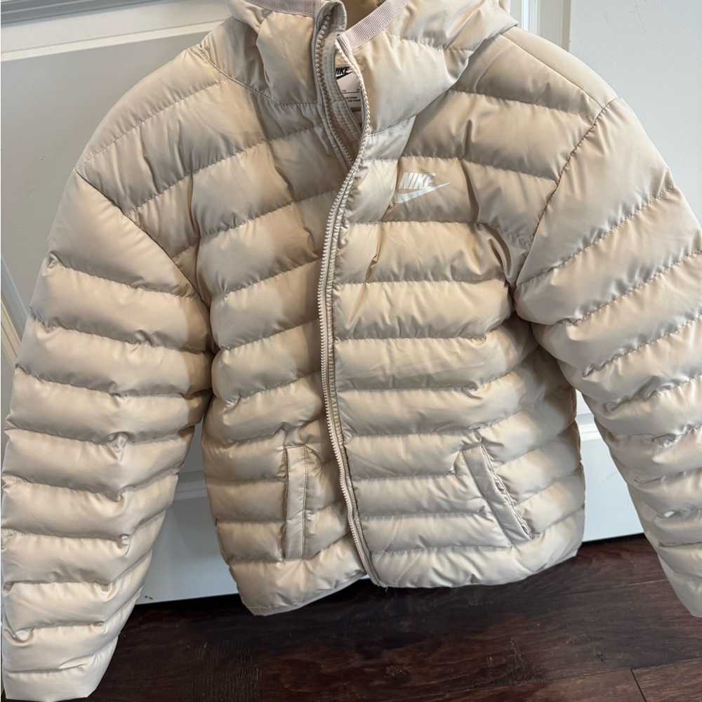 Nike Beige Quilted Jacket